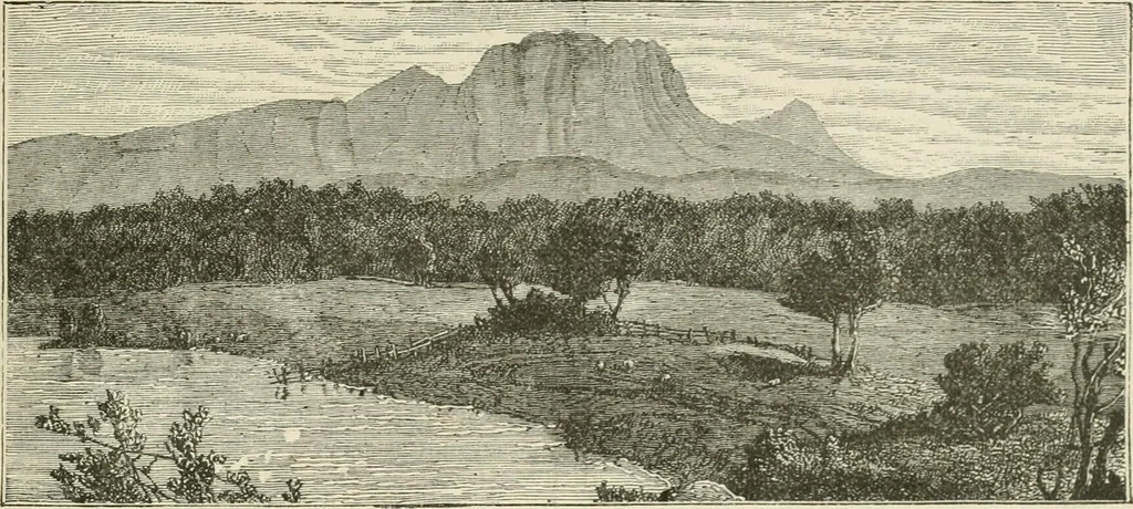 An illustration from Modern school geography and atlas, 1883, leaf 154