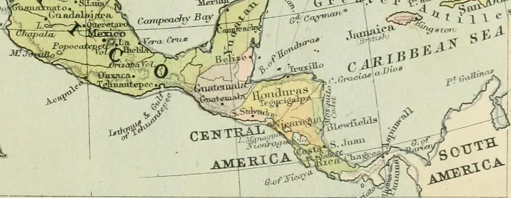 An illustration from Modern school geography and atlas, 1883, leaf 22