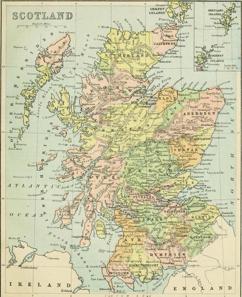 An illustration from Modern school geography and atlas, 1883, leaf 98