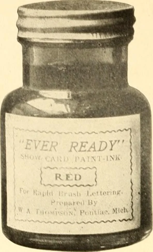 An illustration from Modern show card lettering, designs and advertising phases;, 1906, leaf 103