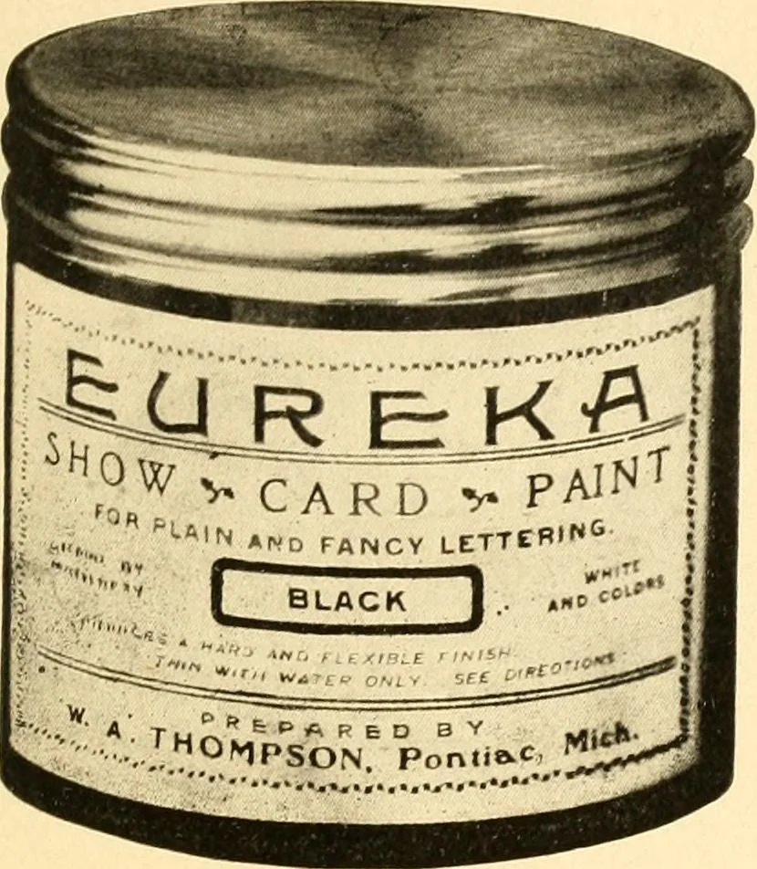 An illustration from Modern show card lettering, designs and advertising phases;, 1906, leaf 104