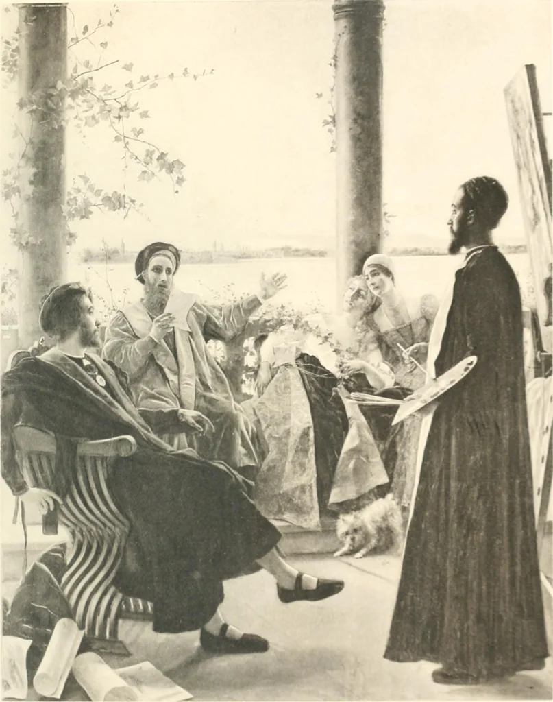 An illustration from Modern Spanish painting; being a review of some of the chief painters and paintings of the Spanish school since the time of Goya, 1908, leaf 204