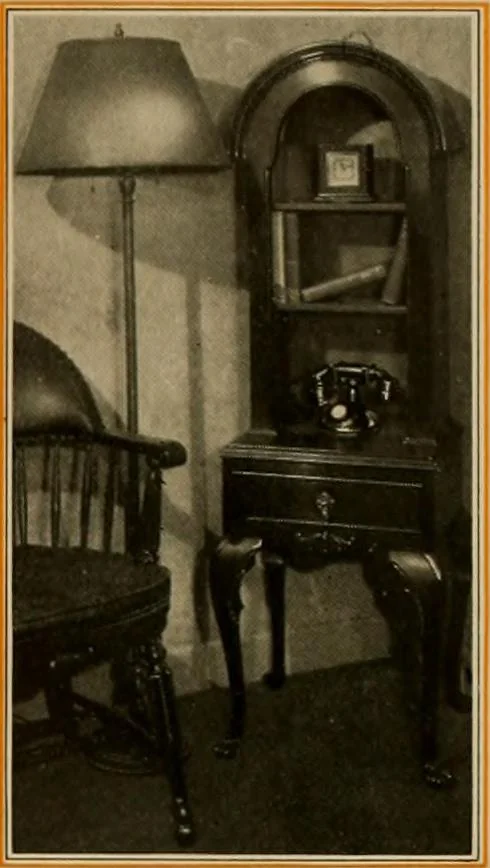 An illustration from Modern telephone service for the home., 1920, leaf 16