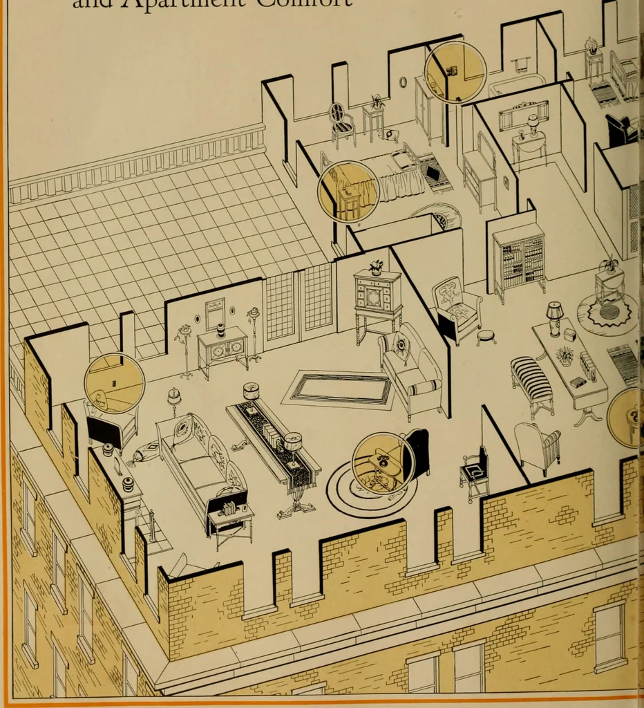 An illustration from Modern telephone service for the home., 1920, leaf 17