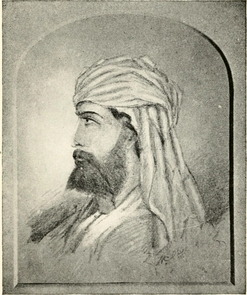 An illustration from Modern World Movements: Theosophy and the School of Natural Science, "The Venerable Brotherhood of India" (1913) [Supplemental Harmonic Series], 1913, leaf 166