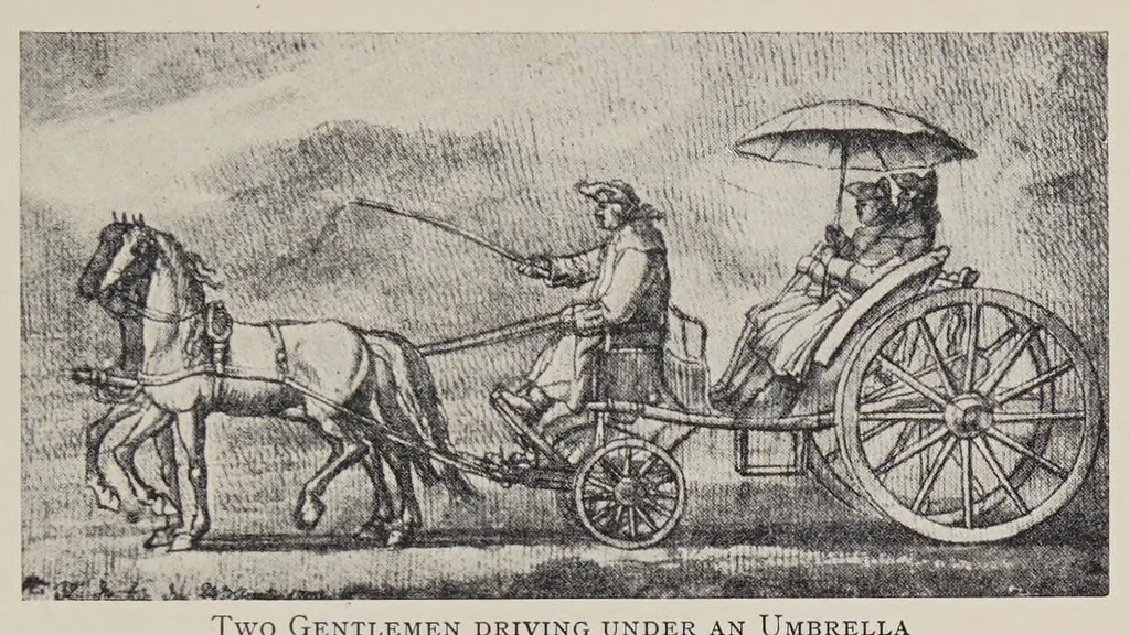 An illustration from Modes & manners ornaments: lace, fans, gloves, walking-sticks, parasols, jewelry and trinkets, 1929, leaf 169