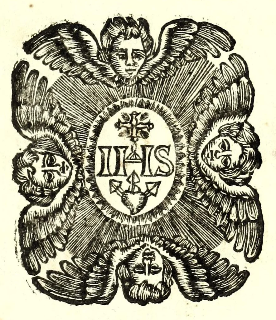 An illustration from Modo di fare horologi portatili a sole, luna, e stelle : sopra colonelle, croci, medaglie, e scatolini, da seruirsene senza l'ago calamitato per diuerse eleuationi di polo, 1682, leaf 3