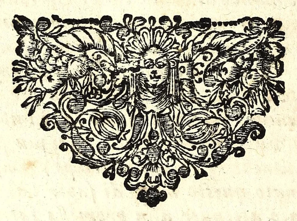 An illustration from Modo di fare horologi portatili a sole, luna, e stelle : sopra colonelle, croci, medaglie, e scatolini, da seruirsene senza l'ago calamitato per diuerse eleuationi di polo, 1682, leaf 36