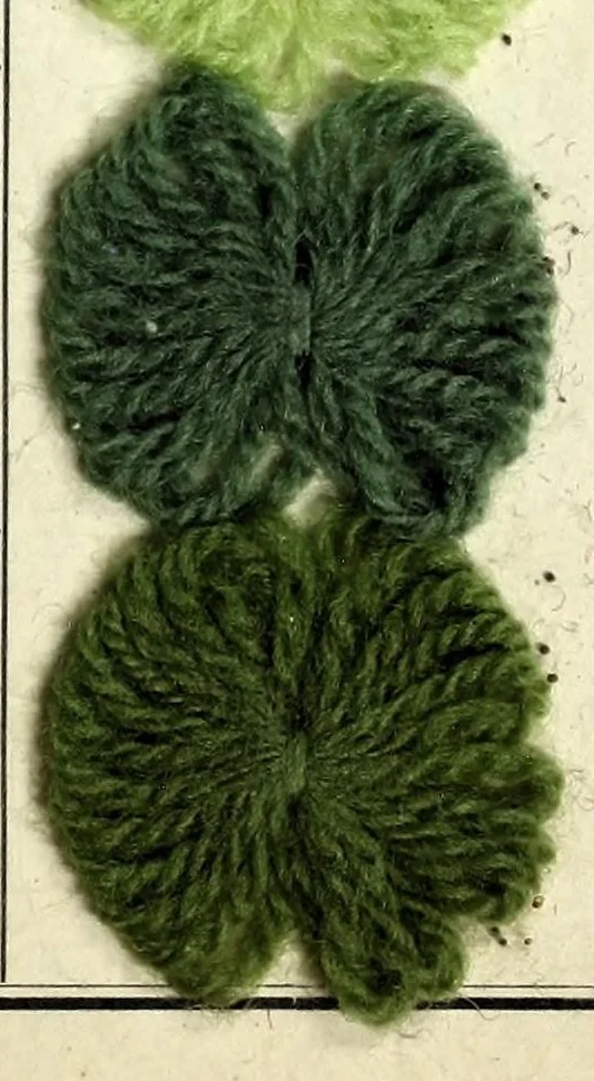 An illustration from Möglichst lichtechte Nüancen auf Wollgarn : hergestellt mit sauerziehenden Farbstoffen, 1930, leaf 15
