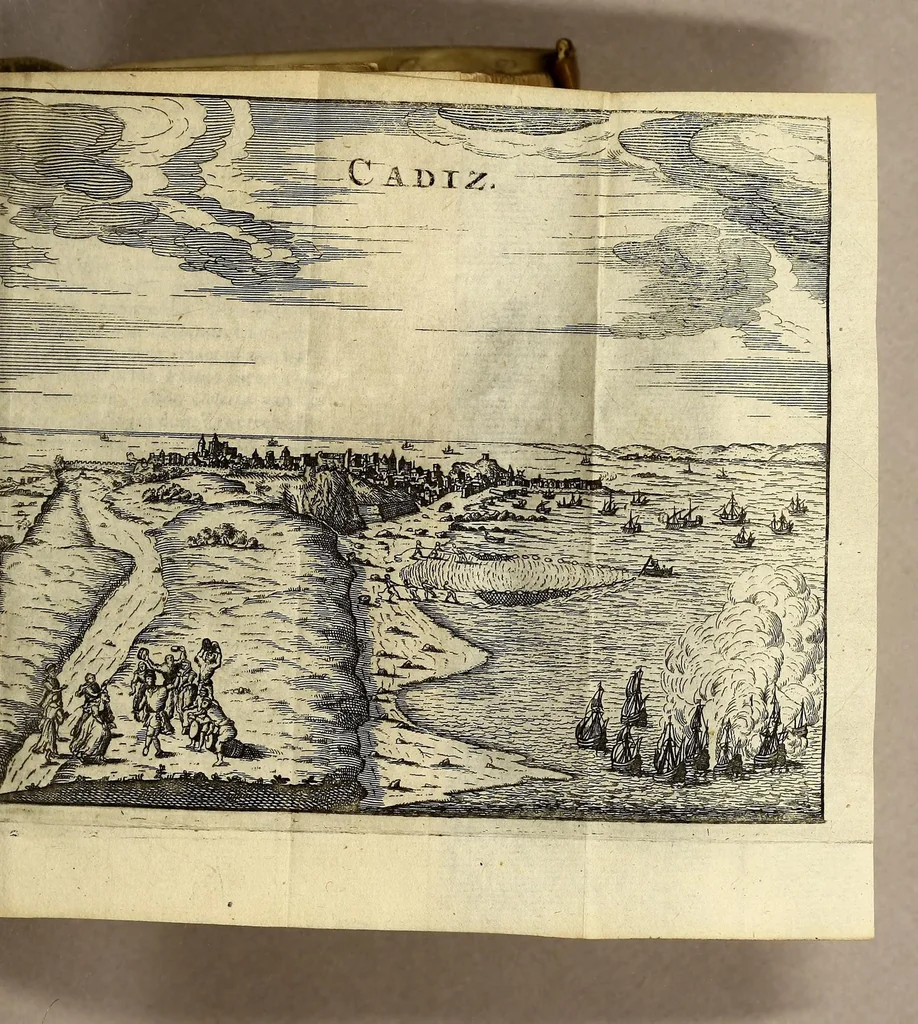 An illustration from Monarchia Hispanica ofte Een reys-beschryvinge, aller koninckrijken, vorstendommen, landen ende steden, door de gantsche werelt verspreyt, en onder der Spaenscher koningen gebiedt staende., 1659, leaf 333