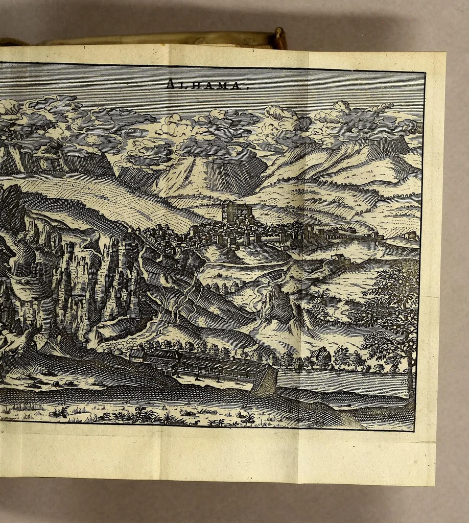 An illustration from Monarchia Hispanica ofte Een reys-beschryvinge, aller koninckrijken, vorstendommen, landen ende steden, door de gantsche werelt verspreyt, en onder der Spaenscher koningen gebiedt staende., 1659, leaf 385