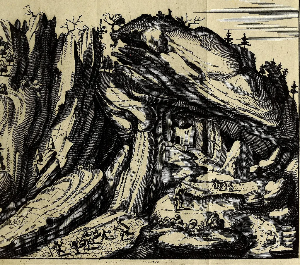 An illustration from Monarchia Hispanica ofte Een reys-beschryvinge, aller koninckrijken, vorstendommen, landen ende steden, door de gantsche werelt verspreyt, en onder der Spaenscher koningen gebiedt staende., 1659, leaf 515