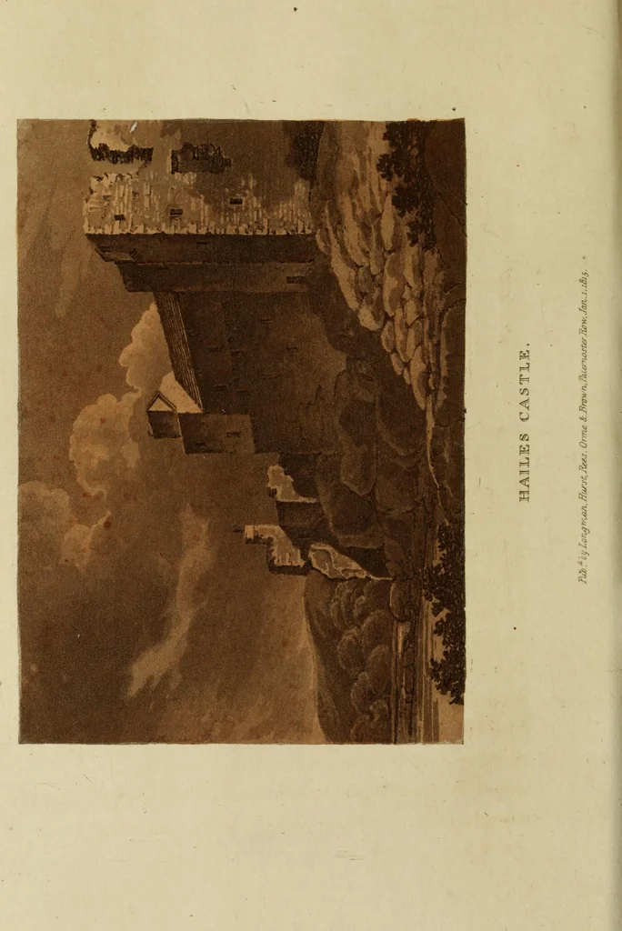 An illustration from Monastic and baronial remains, with other interesting fragments of antiquity, in England, Wales, and Scotland : illustrated by upwards of one hundred plates, 1816, leaf 113