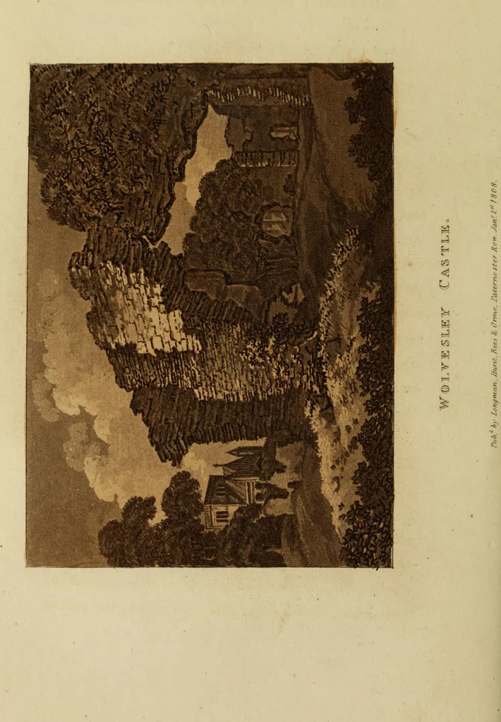 An illustration from Monastic and baronial remains, with other interesting fragments of antiquity, in England, Wales, and Scotland : illustrated by upwards of one hundred plates, 1816, leaf 161
