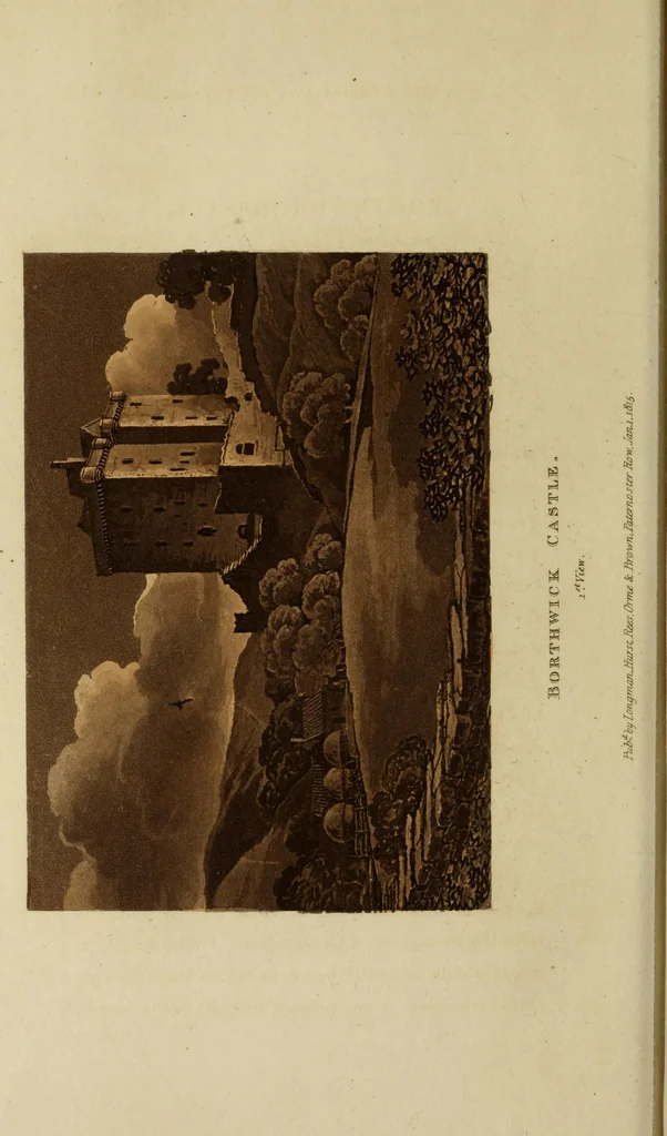 An illustration from Monastic and baronial remains, with other interesting fragments of antiquity, in England, Wales, and Scotland : illustrated by upwards of one hundred plates, 1816, leaf 191