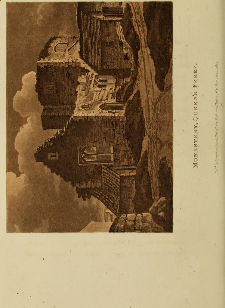 An illustration from Monastic and baronial remains, with other interesting fragments of antiquity, in England, Wales, and Scotland : illustrated by upwards of one hundred plates, 1816, leaf 207