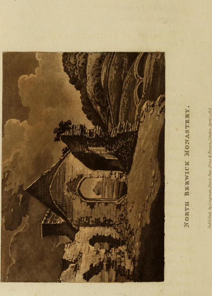 An illustration from Monastic and baronial remains, with other interesting fragments of antiquity, in England, Wales, and Scotland : illustrated by upwards of one hundred plates, 1816, leaf 239