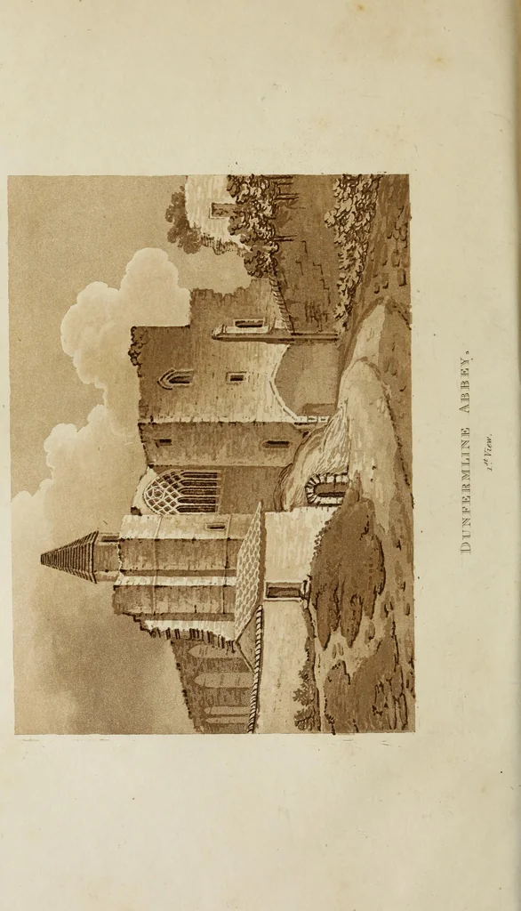 An illustration from Monastic and baronial remains, with other interesting fragments of antiquity, in England, Wales, and Scotland : illustrated by upwards of one hundred plates, 1816, leaf 39