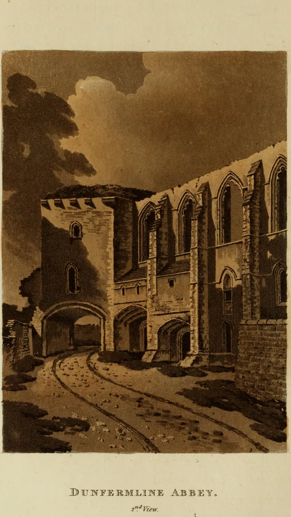An illustration from Monastic and baronial remains, with other interesting fragments of antiquity, in England, Wales, and Scotland : illustrated by upwards of one hundred plates, 1816, leaf 43