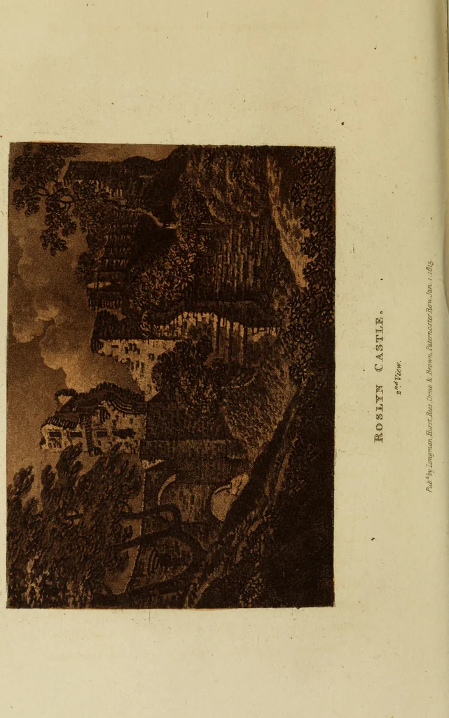 An illustration from Monastic and baronial remains, with other interesting fragments of antiquity, in England, Wales, and Scotland : illustrated by upwards of one hundred plates, 1816, leaf 63