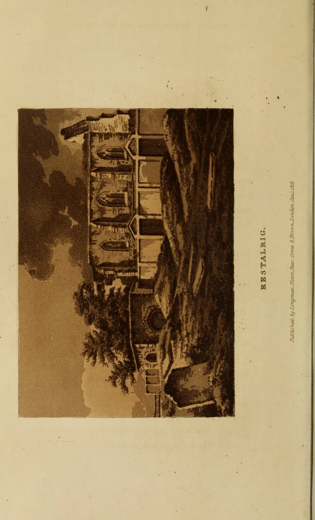 An illustration from Monastic and baronial remains, with other interesting fragments of antiquity, in England, Wales, and Scotland : illustrated by upwards of one hundred plates, 1816, leaf 79