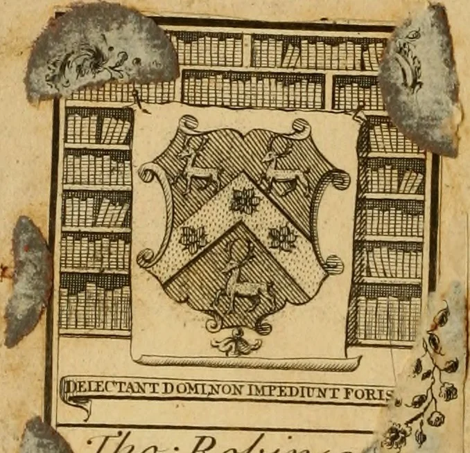 An illustration from Monasticon Anglicanum, or, The history of the ancient abbies, and other monasteries, hospitals, cathedral and collegiate churches in England and Wales. With divers French, Irish, and Scotch monasteries formerly relating to England, 1693, leaf 1