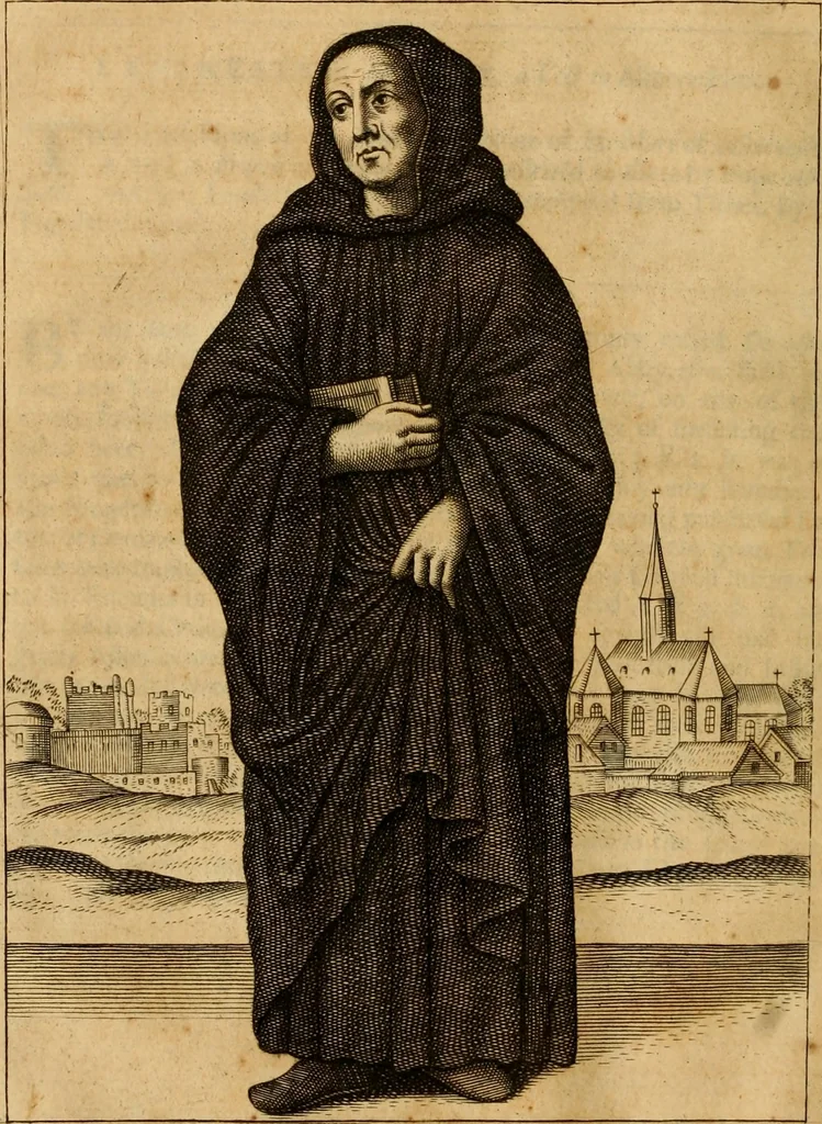 An illustration from Monasticon Anglicanum, or, The history of the ancient abbies, and other monasteries, hospitals, cathedral and collegiate churches in England and Wales. With divers French, Irish, and Scotch monasteries formerly relating to England, 1693, leaf 101