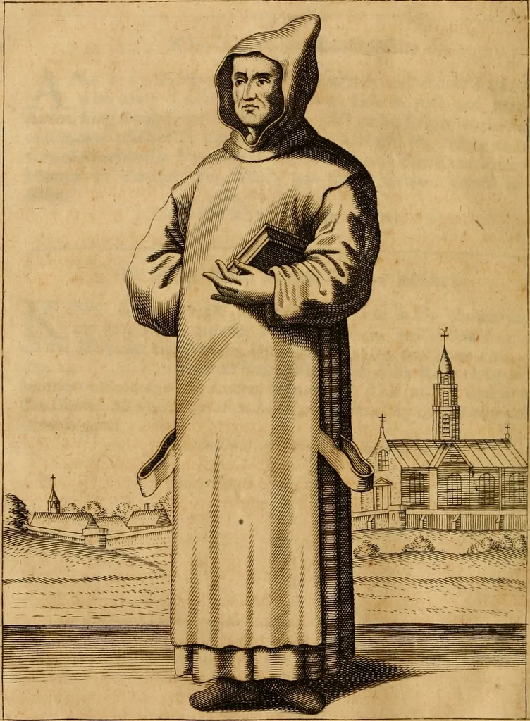 An illustration from Monasticon Anglicanum, or, The history of the ancient abbies, and other monasteries, hospitals, cathedral and collegiate churches in England and Wales. With divers French, Irish, and Scotch monasteries formerly relating to England, 1693, leaf 137
