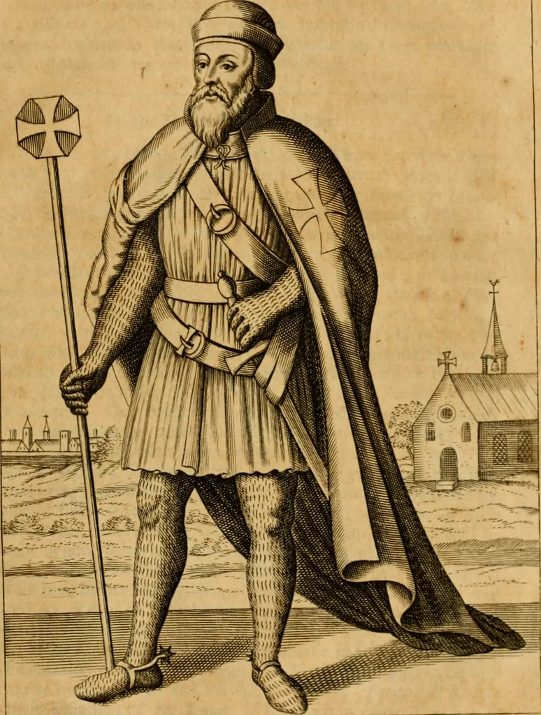 An illustration from Monasticon Anglicanum, or, The history of the ancient abbies, and other monasteries, hospitals, cathedral and collegiate churches in England and Wales. With divers French, Irish, and Scotch monasteries formerly relating to England, 1693, leaf 234