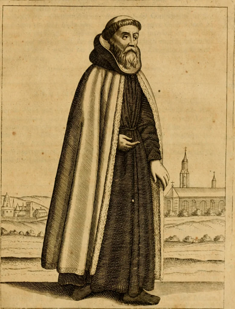An illustration from Monasticon Anglicanum, or, The history of the ancient abbies, and other monasteries, hospitals, cathedral and collegiate churches in England and Wales. With divers French, Irish, and Scotch monasteries formerly relating to England, 1693, leaf 260