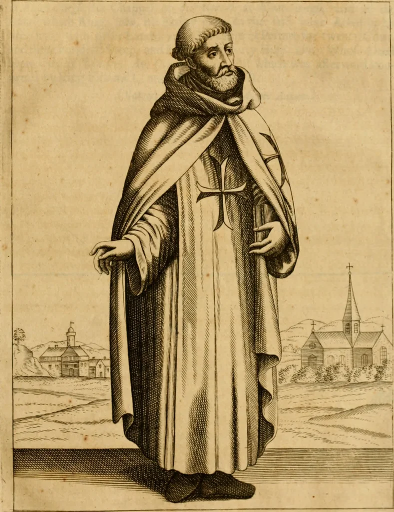 An illustration from Monasticon Anglicanum, or, The history of the ancient abbies, and other monasteries, hospitals, cathedral and collegiate churches in England and Wales. With divers French, Irish, and Scotch monasteries formerly relating to England, 1693, leaf 268