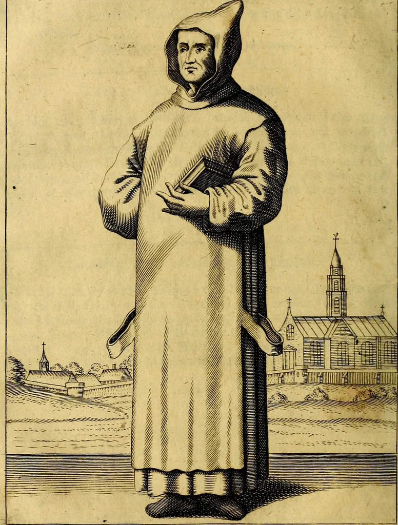 An illustration from Monasticon Anglicanum, or, The history of the ancient abbies, and other monasteries, hospitals, cathedral and collegiate churches in England and Wales. With divers French, Irish, and Scotch monasteries formerly relating to England, 1693, leaf 143