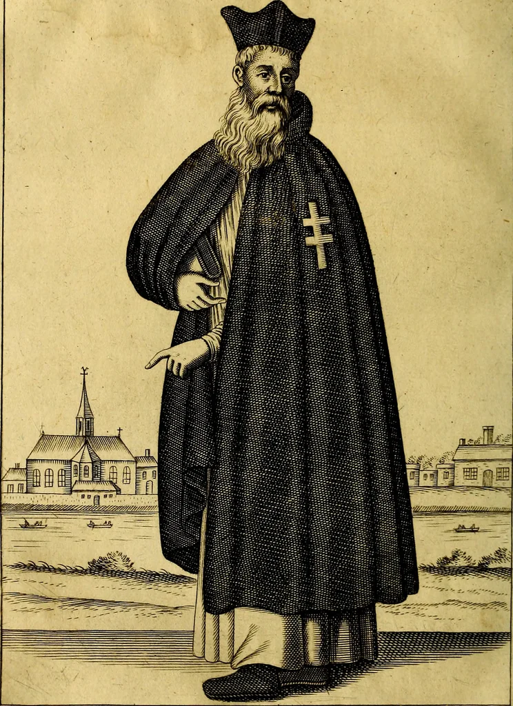 An illustration from Monasticon Anglicanum, or, The history of the ancient abbies, and other monasteries, hospitals, cathedral and collegiate churches in England and Wales. With divers French, Irish, and Scotch monasteries formerly relating to England, 1693, leaf 249