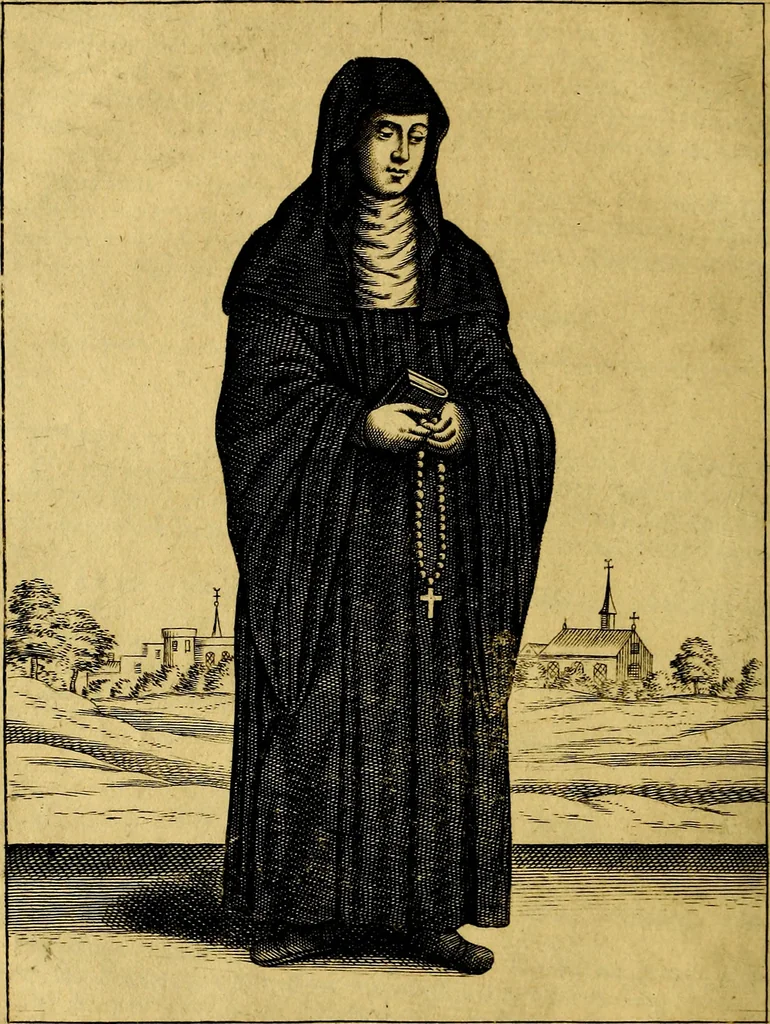 An illustration from Monasticon Anglicanum, or, The history of the ancient abbies, and other monasteries, hospitals, cathedral and collegiate churches in England and Wales. With divers French, Irish, and Scotch monasteries formerly relating to England, 1693, leaf 35