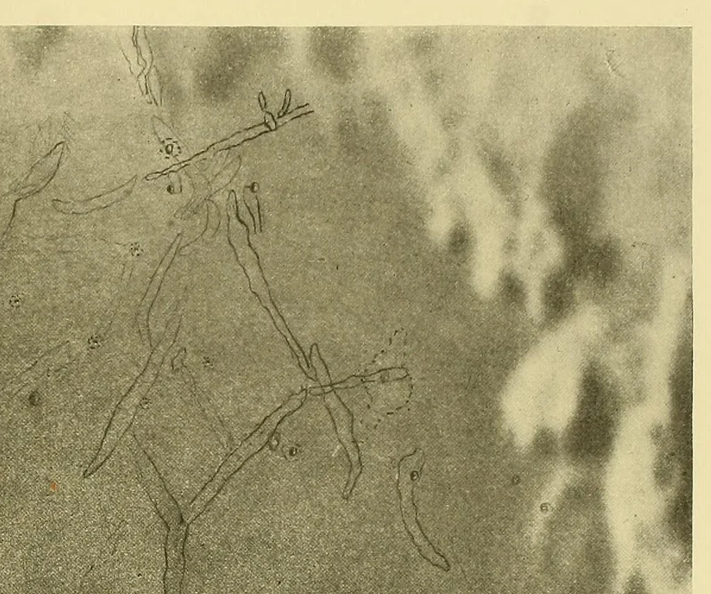 An illustration from Mond-Atlas; nach seinen an der Pia-Stern-warte in Triest angestellten Beobachtungen unter Zugrundelegung der hinterlassenen Zeichnungen und Skizzen. Bearbeitet und mit Unterstützung der kaiserl, 1912, leaf 211