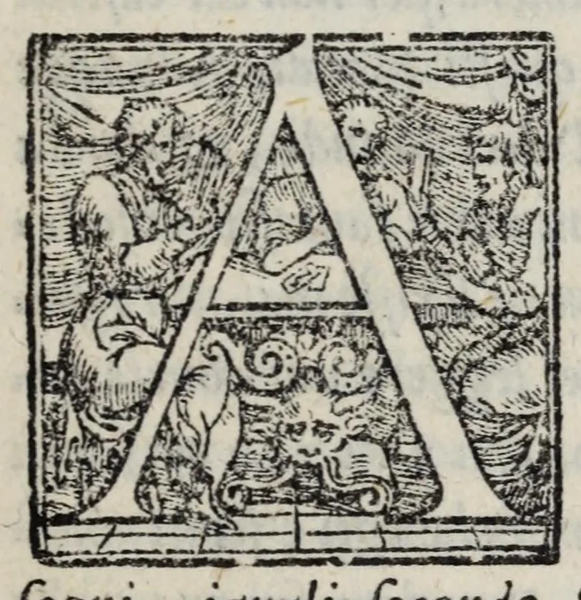 An illustration from Mondi celesti, terrestri et infernali, de gli Academici Pellegrini, 1562, leaf 21