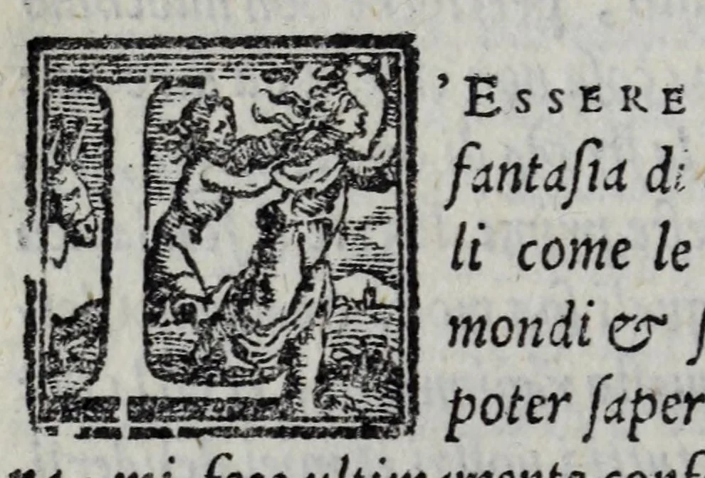 An illustration from Mondi celesti, terrestri et infernali, de gli Academici Pellegrini, 1562, leaf 26