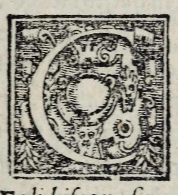 An illustration from Mondi celesti, terrestri et infernali, de gli Academici Pellegrini, 1562, leaf 285