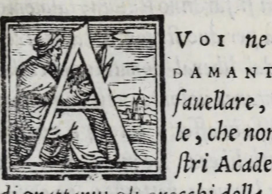 An illustration from Mondi celesti, terrestri et infernali, de gli Academici Pellegrini, 1562, leaf 339