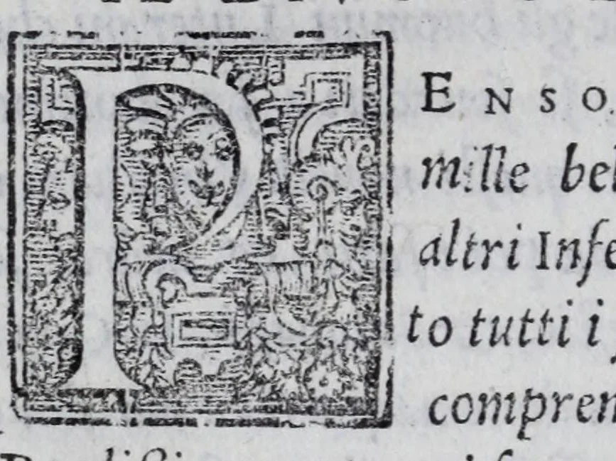 An illustration from Mondi celesti, terrestri et infernali, de gli Academici Pellegrini, 1562, leaf 356