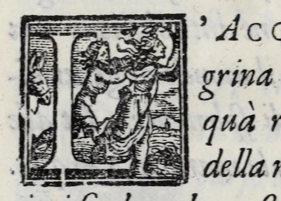 An illustration from Mondi celesti, terrestri et infernali, de gli Academici Pellegrini, 1562, leaf 443