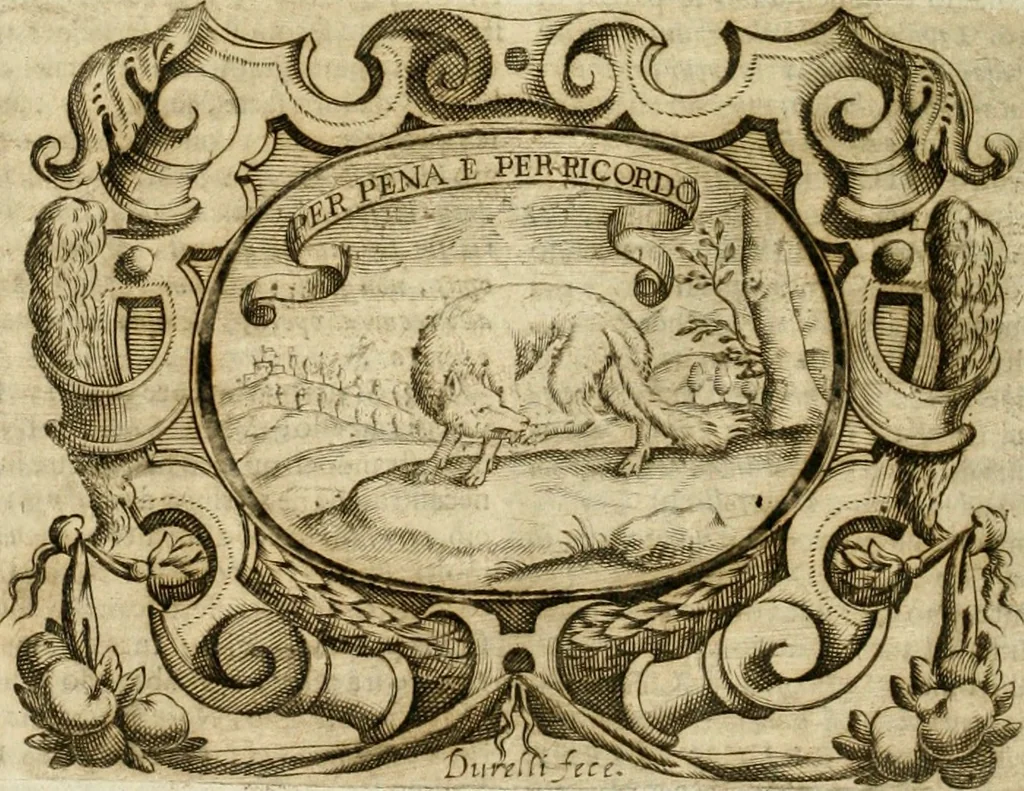 An illustration from Mondo simbolico : formato d'imprese scelte, spiegate, ed illustrate con sentenze ed eruditioni, sacre e profane : in questa impressione da mille e mille parti ampliato, 1669, leaf 321