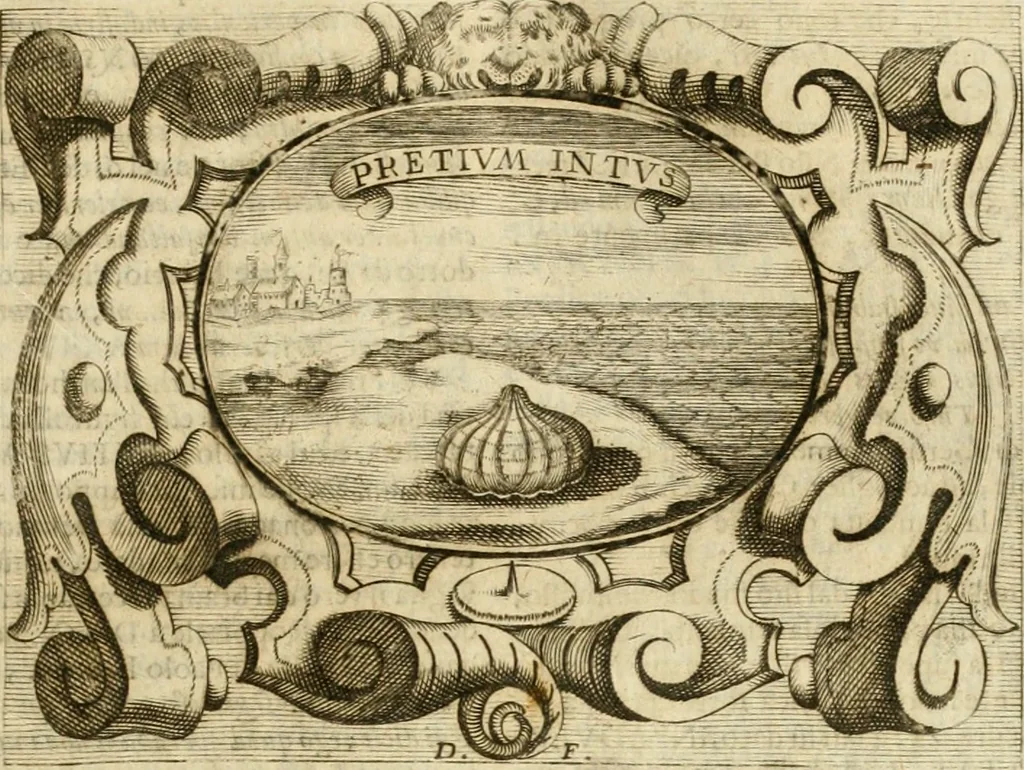 An illustration from Mondo simbolico : formato d'imprese scelte, spiegate, ed illustrate con sentenze ed eruditioni, sacre e profane : in questa impressione da mille e mille parti ampliato, 1669, leaf 358