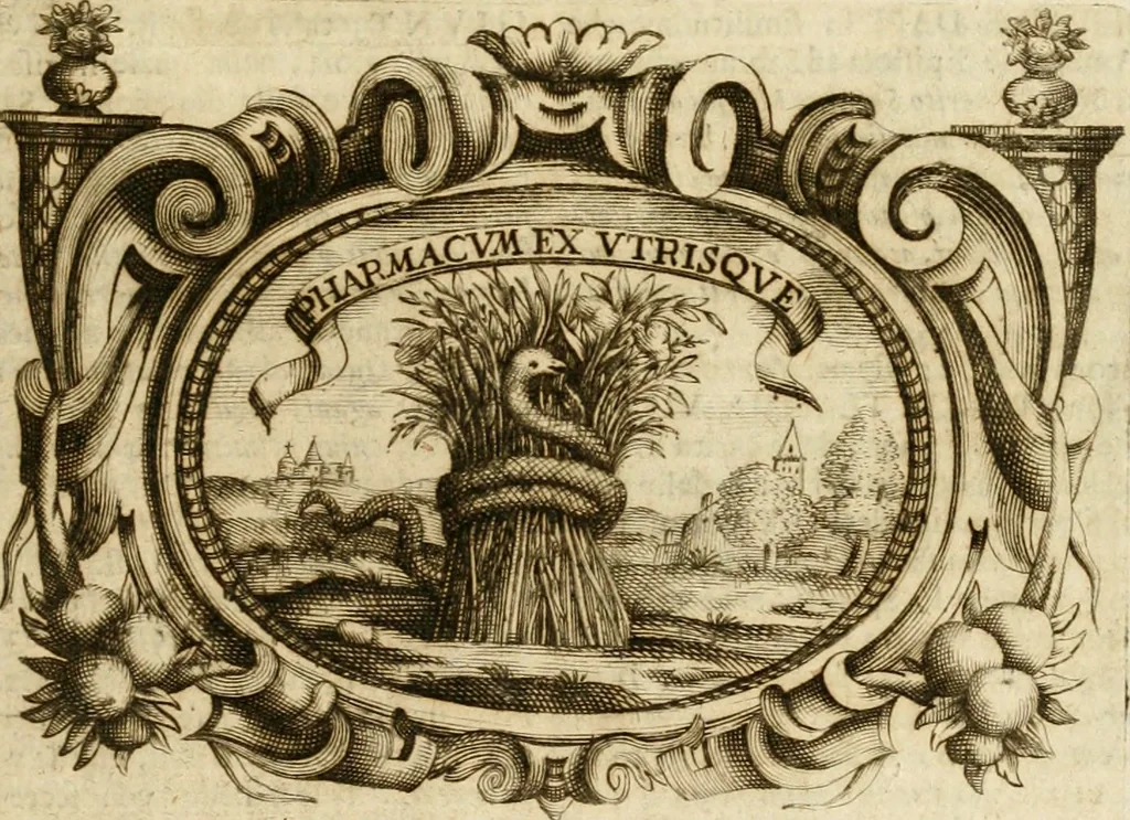 An illustration from Mondo simbolico : formato d'imprese scelte, spiegate, ed illustrate con sentenze ed eruditioni, sacre e profane : in questa impressione da mille e mille parti ampliato, 1669, leaf 398