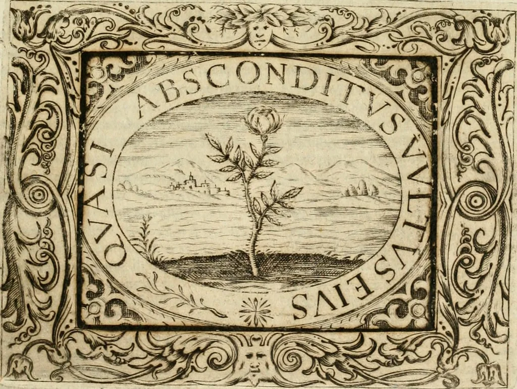 An illustration from Mondo simbolico : formato d'imprese scelte, spiegate, ed illustrate con sentenze ed eruditioni, sacre e profane : in questa impressione da mille e mille parti ampliato, 1669, leaf 560