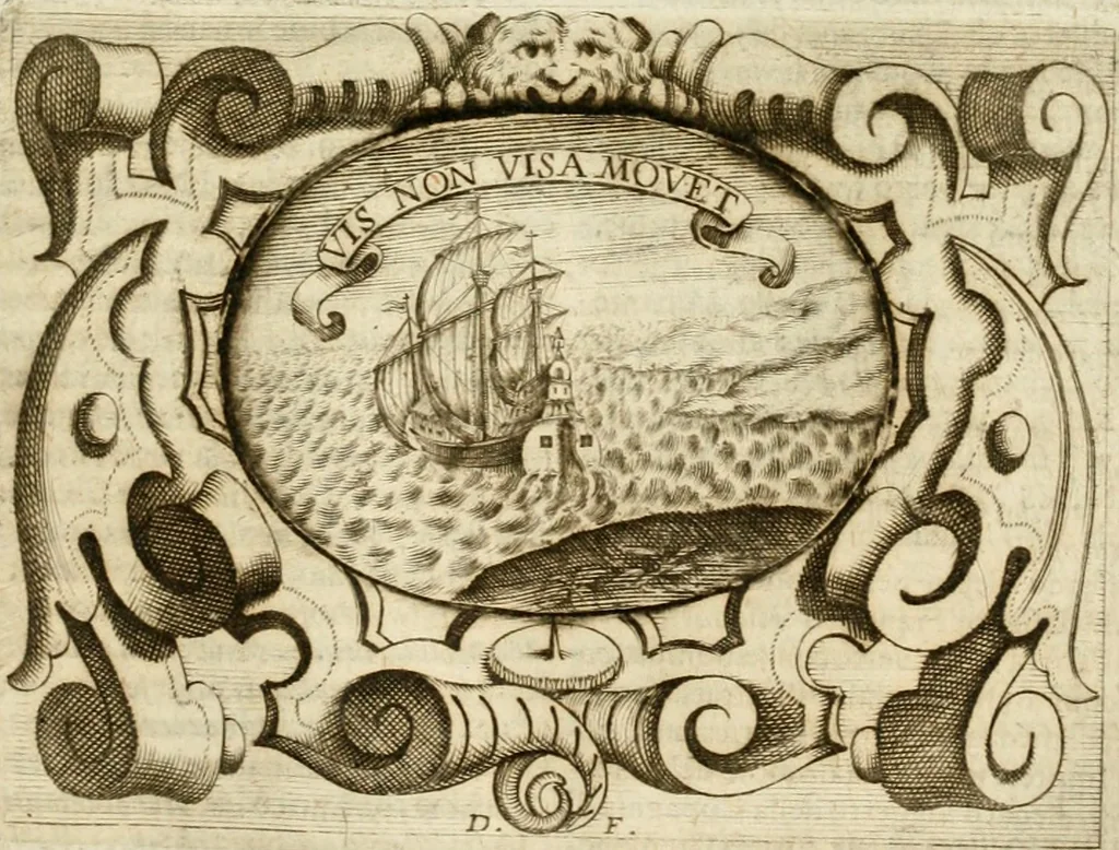 An illustration from Mondo simbolico : formato d'imprese scelte, spiegate, ed illustrate con sentenze ed eruditioni, sacre e profane : in questa impressione da mille e mille parti ampliato, 1669, leaf 776