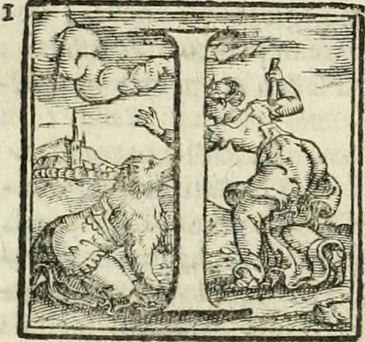 An illustration from Mondo simbolico : formato d'imprese scelte, spiegate, ed illustrate con sentenze ed eruditioni, sacre e profane : in questa impressione da mille e mille parti ampliato, 1669, leaf 841