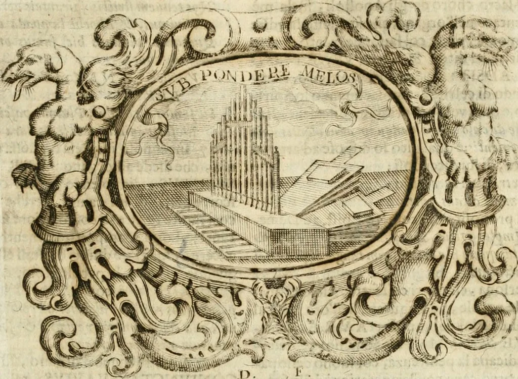 An illustration from Mondo simbolico : formato d'imprese scelte, spiegate, ed illustrate con sentenze ed eruditioni, sacre e profane : in questa impressione da mille e mille parti ampliato, 1669, leaf 846