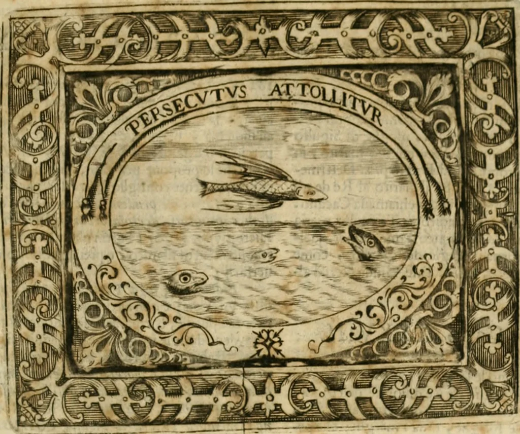 An illustration from Mondo simbolico : o sia vniversita d'imprese scelte, spiegate, ed' illvstrate con sentenze, ed eruditioni sacre, e profane, 1653, leaf 262