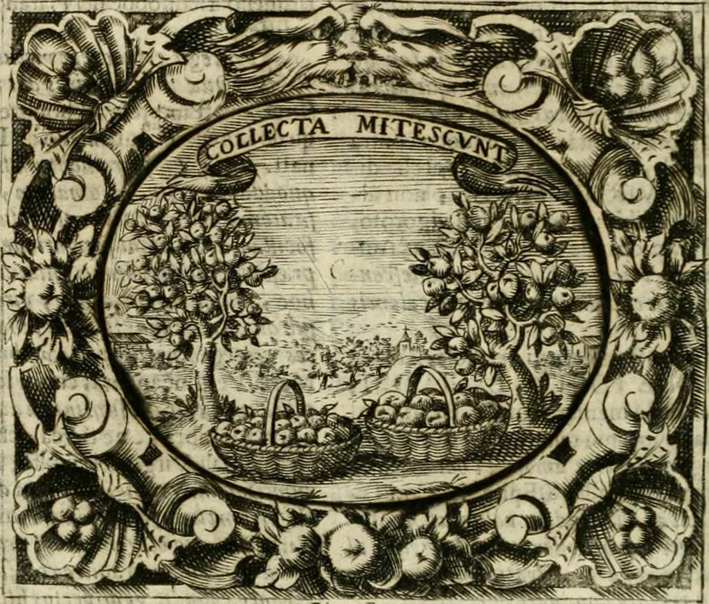 An illustration from Mondo simbolico : o sia vniversita d'imprese scelte, spiegate, ed' illvstrate con sentenze, ed eruditioni sacre, e profane, 1653, leaf 333